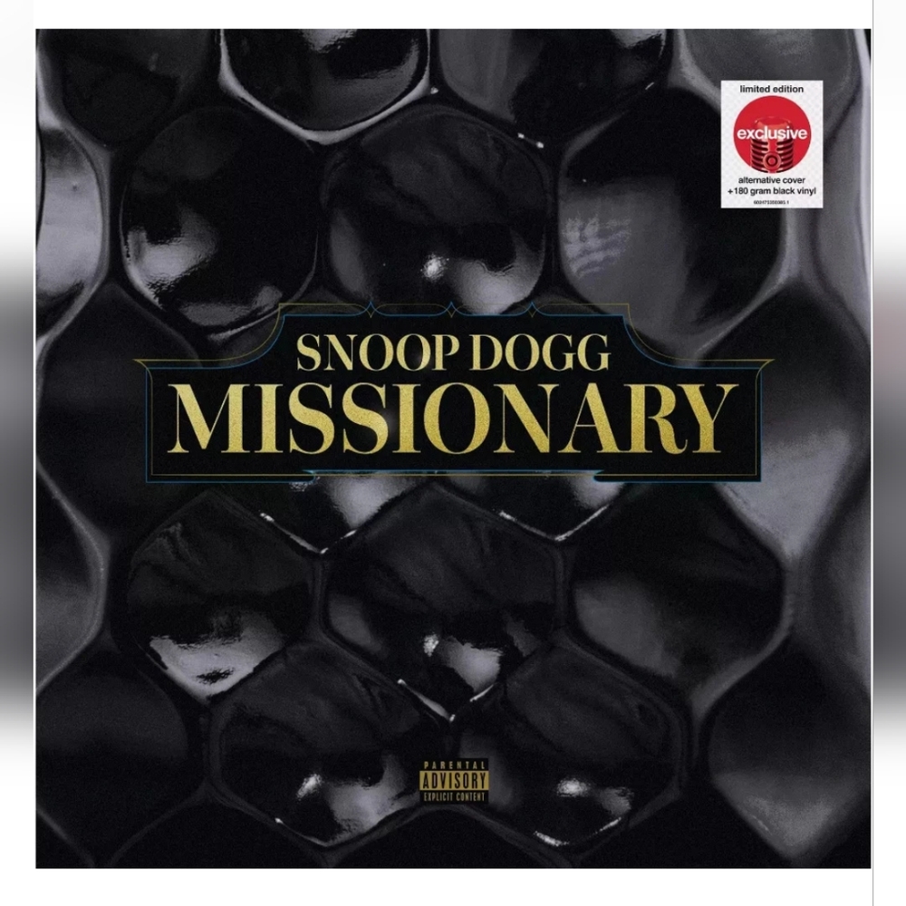 Snoop Dogg Special Edition Doubl Sided  Vinyl Record,  Album Name: Missionary